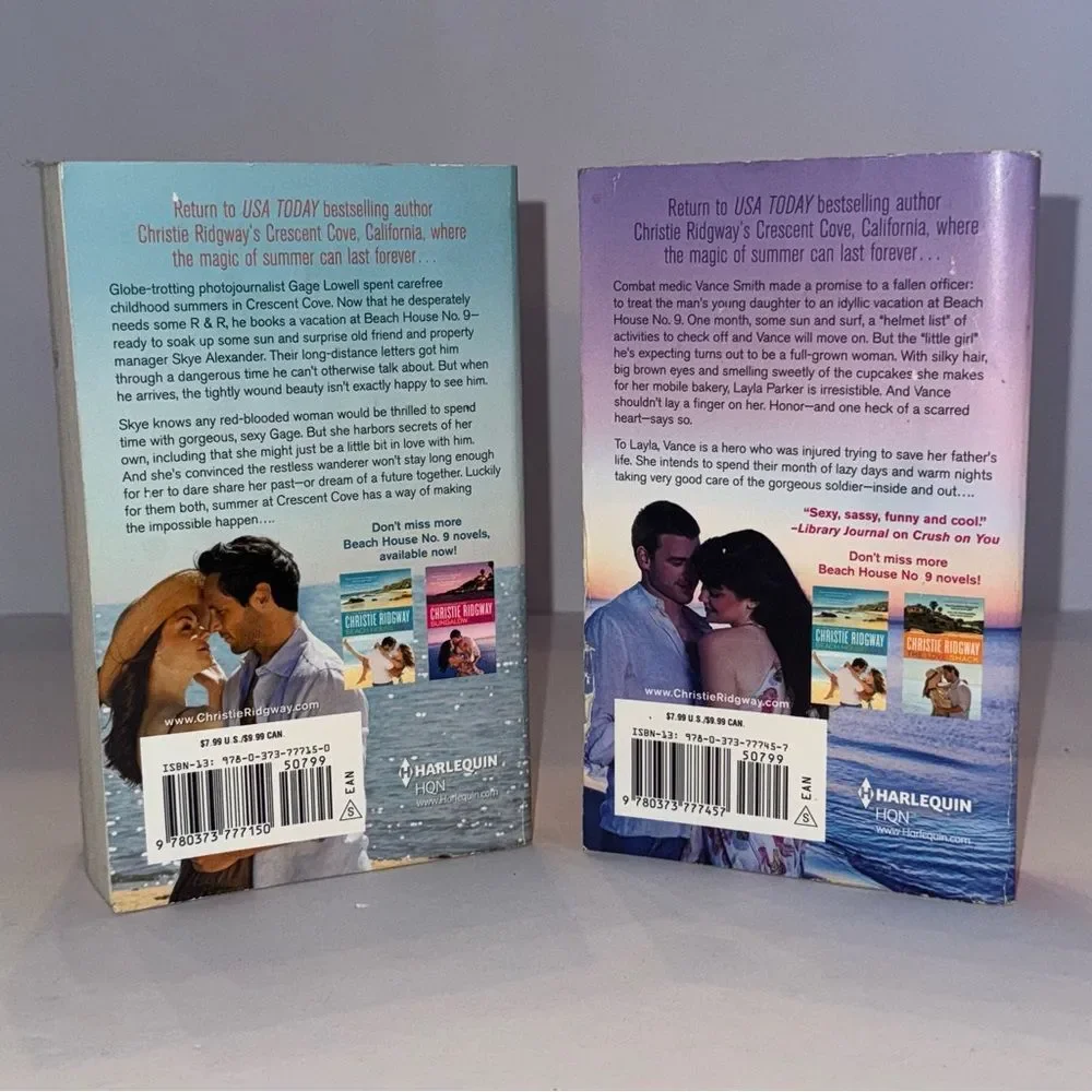 Christie Ridgway Romance Novel Set